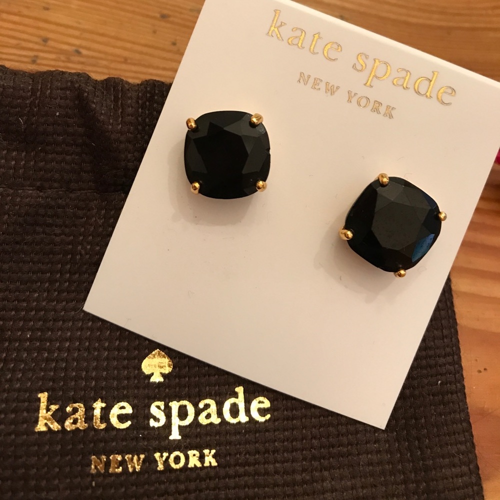 NWT kate spade new york small square stud earrings