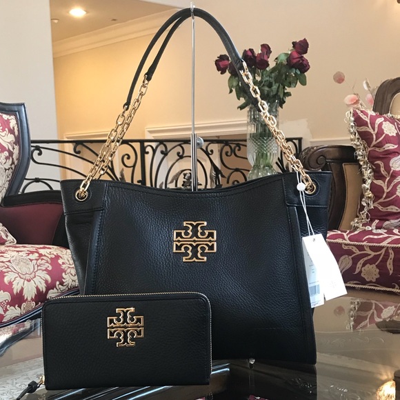 Tory Burch Handbags - Authentic Tory burch Britten handbag&wallet set
