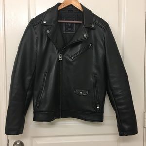 Guess Faux Leather Men's Moto Jacket *PRICE FIRM*