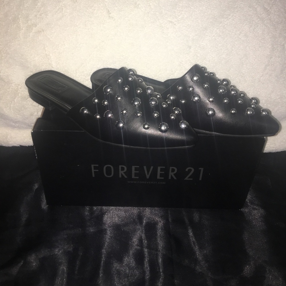 Forever21 Studded Mules