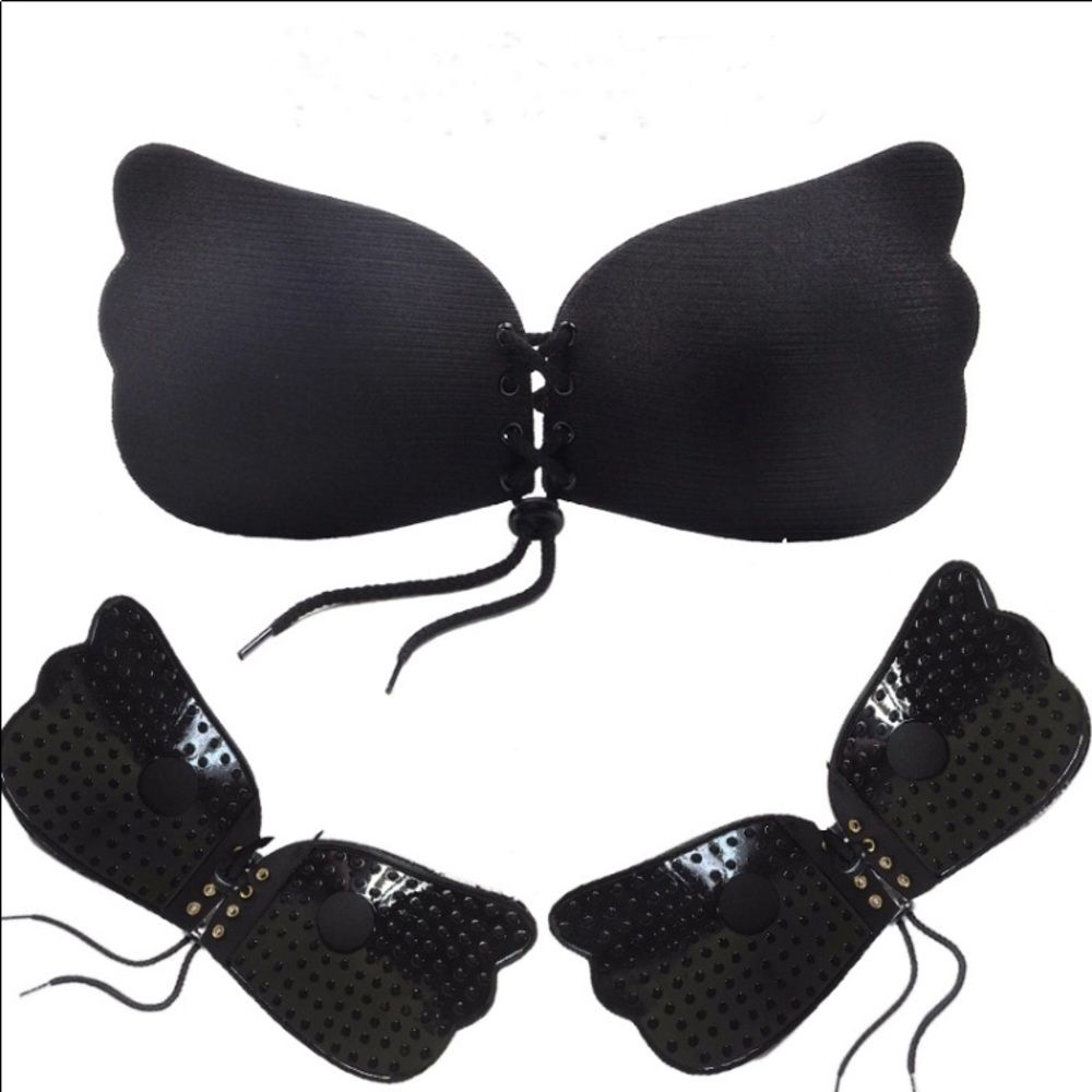 Stick on bra - drawstring backless - Picture 2 of 4