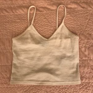 white crop tank