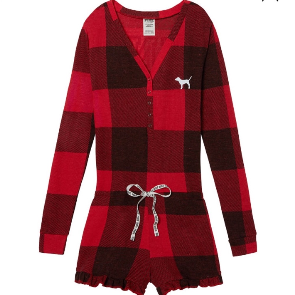 Victoria’s Secret Pink Sleep Romper - Picture 1 of 4