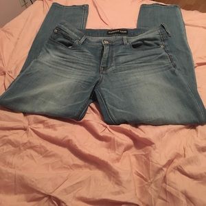 Express jeans size 10R light wash.