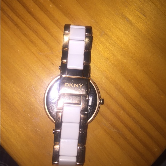 DKNY white and gold, everyday watch main image 4