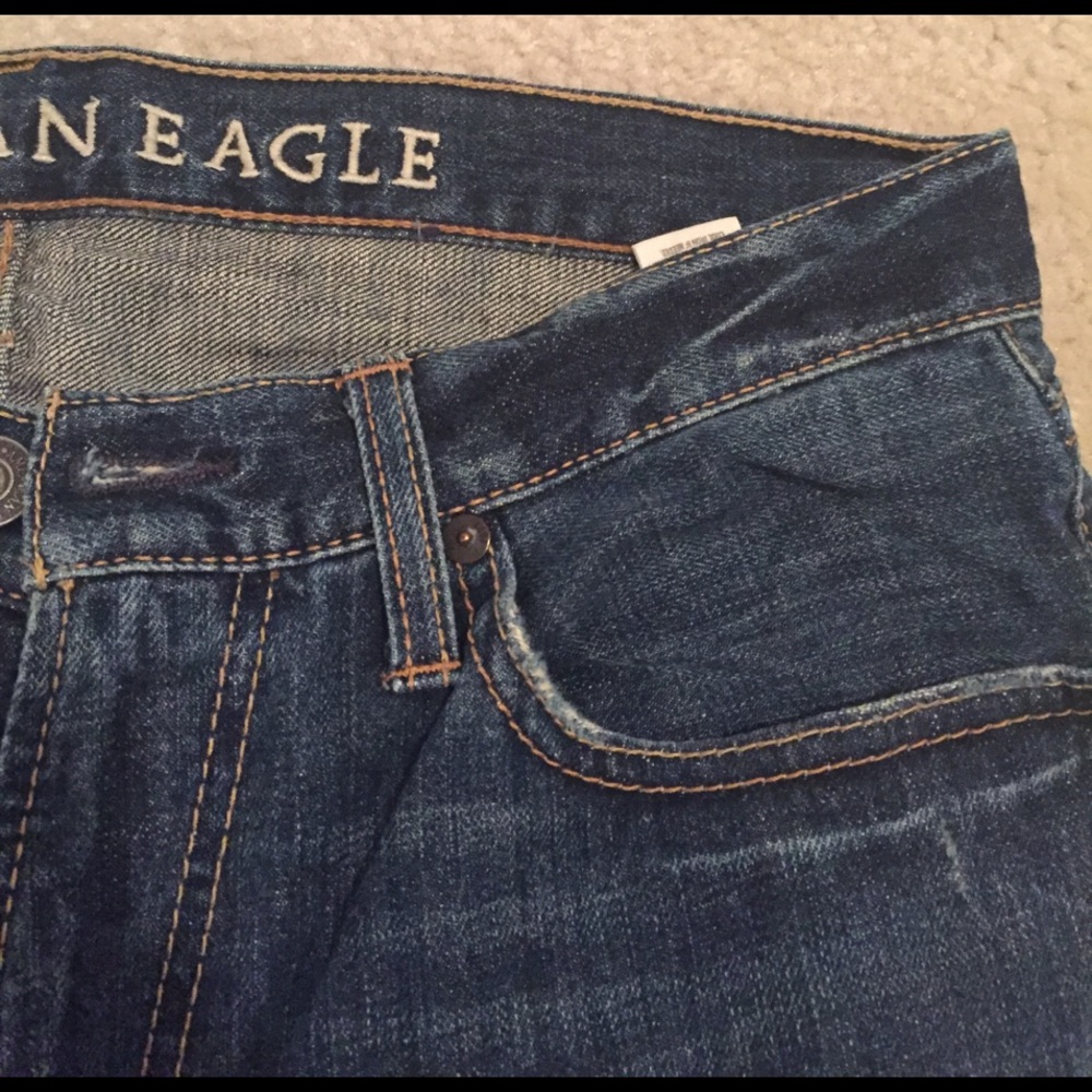 AE Low Rise Boot Jeans 32/32 Medium Wash