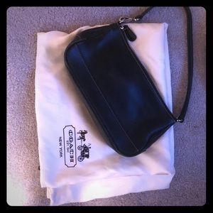 Small black coach purse