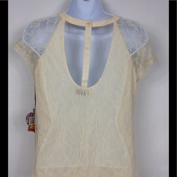 ❄️NEW❄️Princess Vera Lace Top Vera Wang Sz Md Cute - Picture 2 of 6