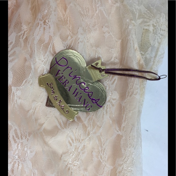 ❄️NEW❄️Princess Vera Lace Top Vera Wang Sz Md Cute - Picture 3 of 6