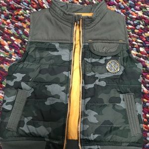 Green camo vest