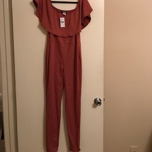 Off shoulder jumpsuit