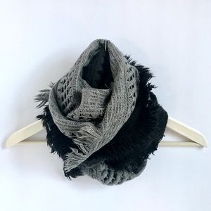 Black & Grey Ombré Scarf