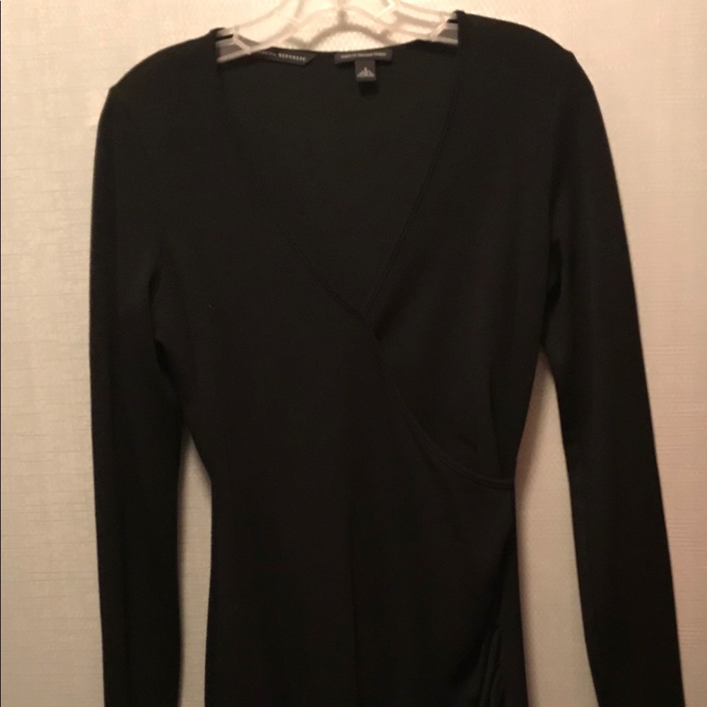 Black sweater dress