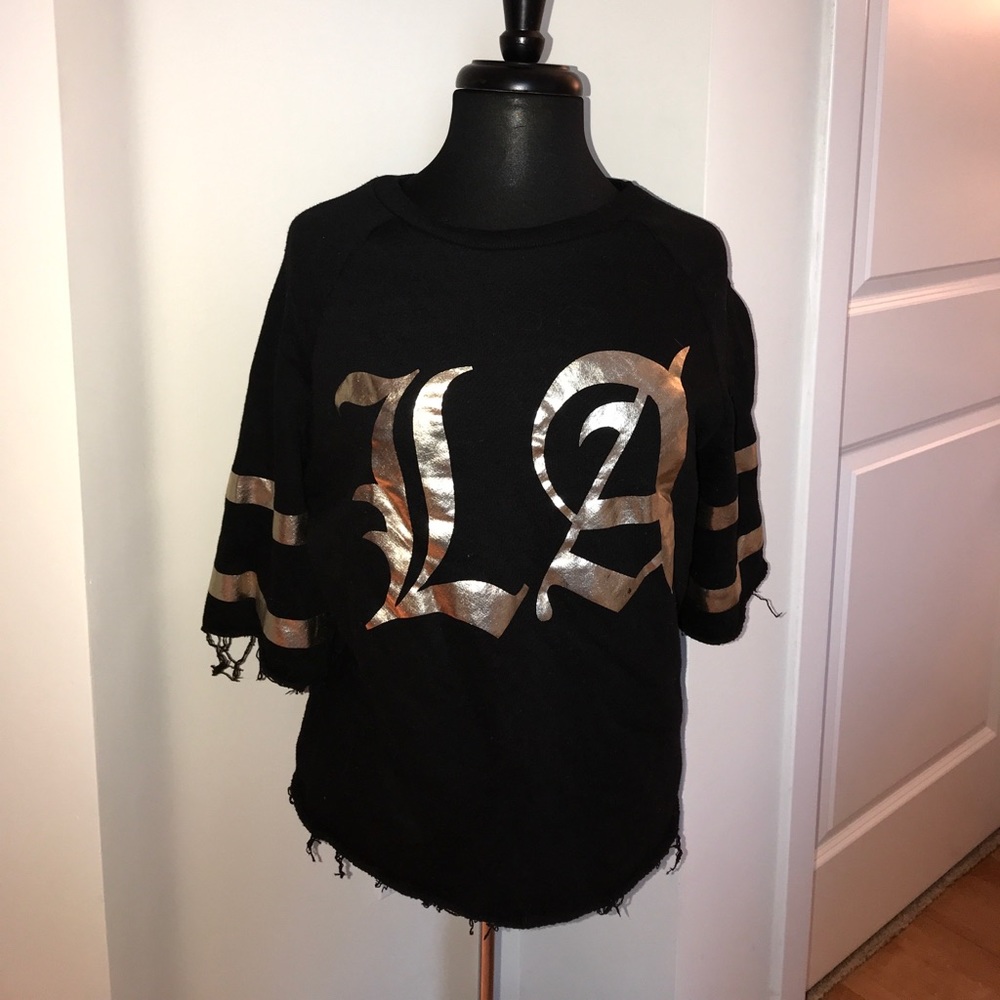 Forever 21 Black & Gold LA Shirt