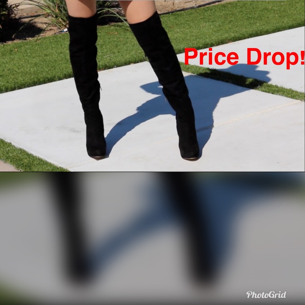 SOLD PRICE DROP! Sam Edelman Black Suede Elina