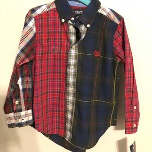 Chaps Button Down size 4T