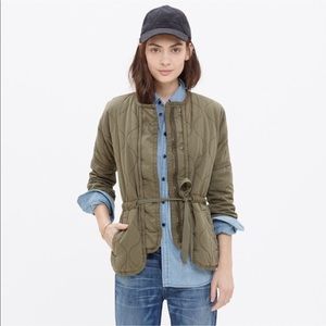 Madewell Quilted Drawstring Jacket | EUC