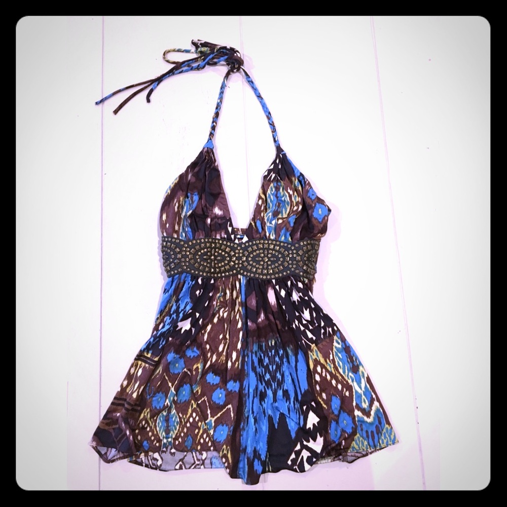 Aztec Sky Halter Top