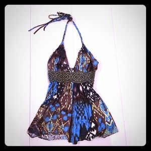 Aztec Sky Halter Top