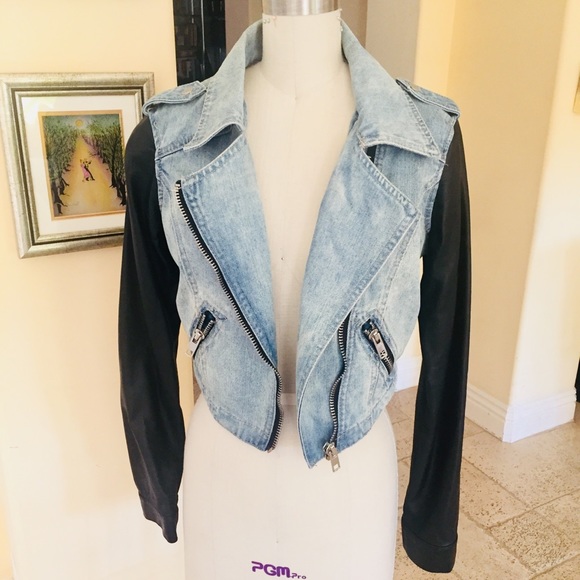 Carmar Jackets & Blazers - LF Carmar Jean/Leather Jacket