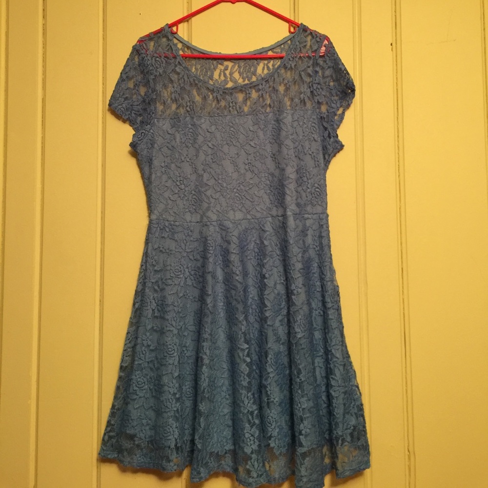 Beautiful blue floral Dress