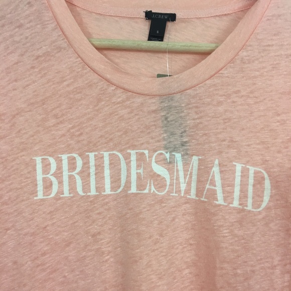 NWT! J.Crew Bridesmaid Tee - Picture 4 of 6
