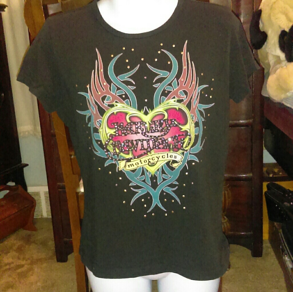 Harley Davidson bling T-Shirt