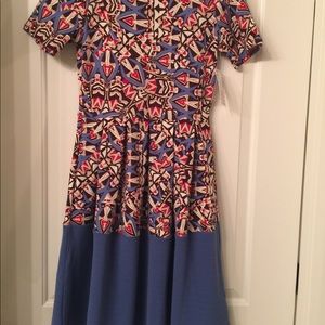 NWT LULAROE AMELIA DRESS XS
