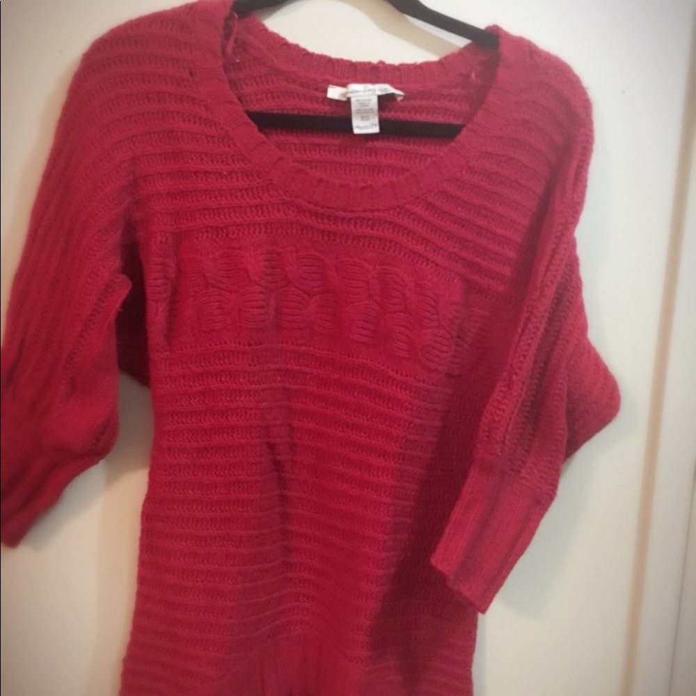 American rag sweater, red size xs
