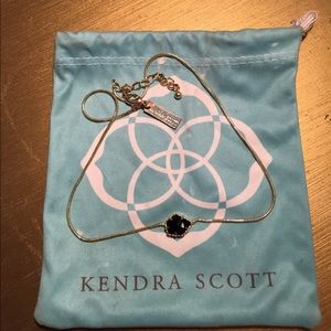 Kendra Scott Mara Necklace in Gold and Black