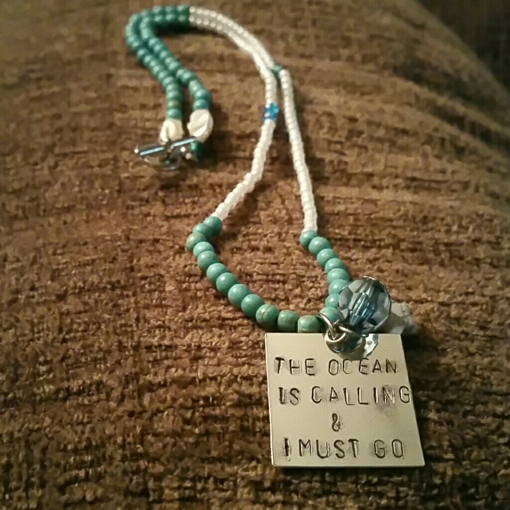 Stamped necklace
