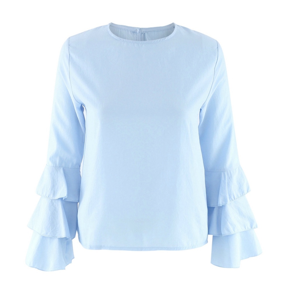LIQUIDATING!! Bell Sleeve Blouse - Picture 2 of 5