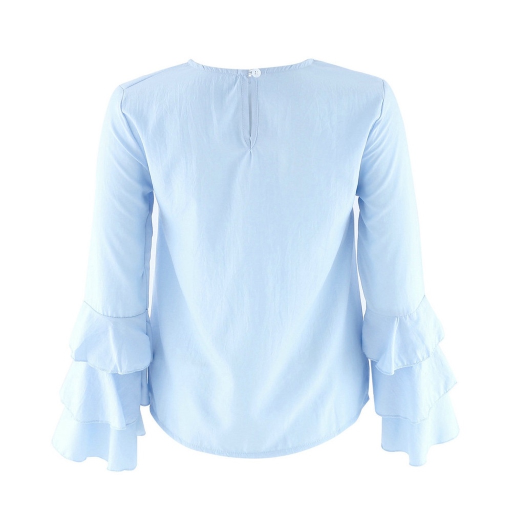 LIQUIDATING!! Bell Sleeve Blouse - Picture 3 of 5
