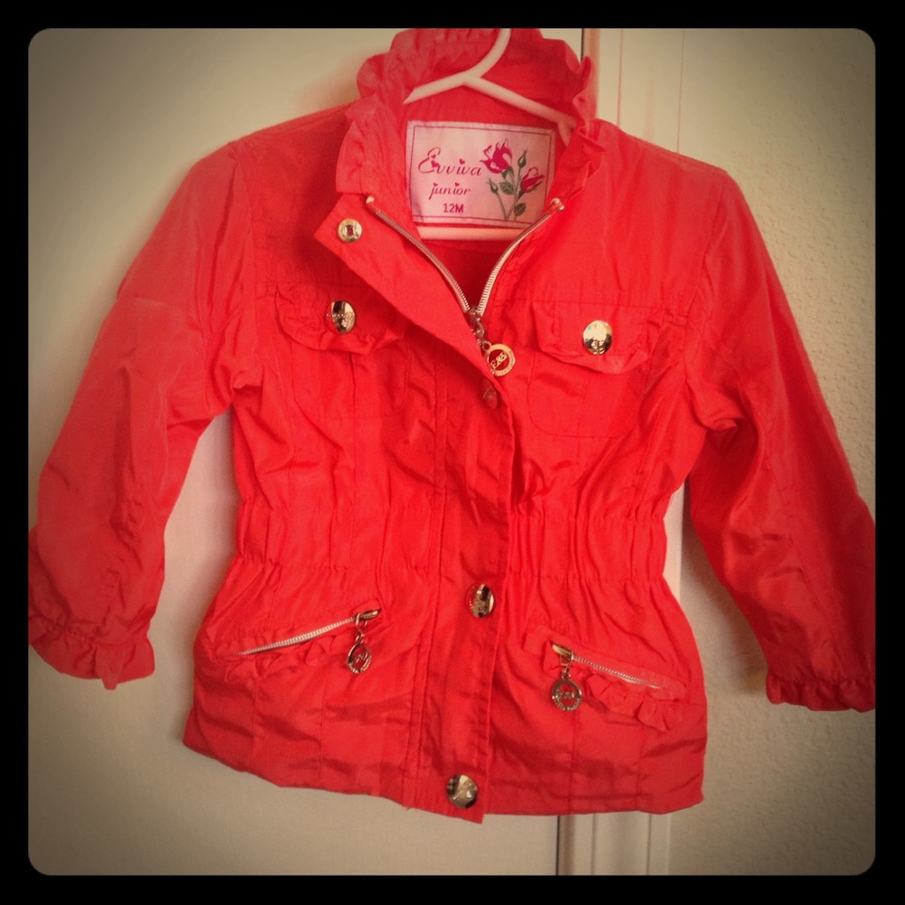 Orange Trench Coat