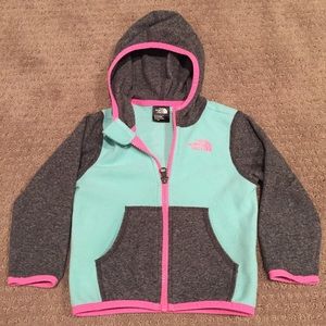 North Face Zip Hoodie - 12-18 mo.