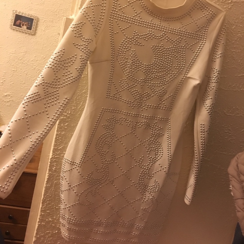 White Sparkly dress