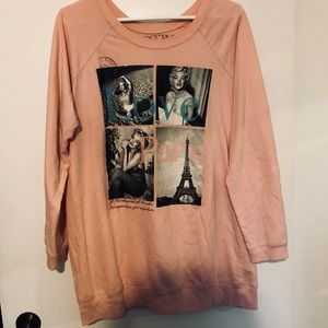 Baby Pink Marilyn Monroe Sweater