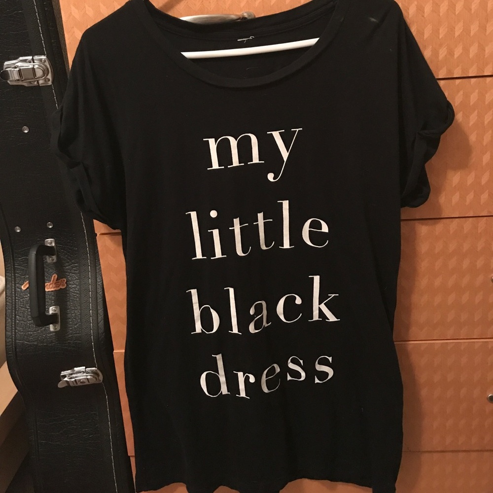 "Little Black Dress" t-shirt