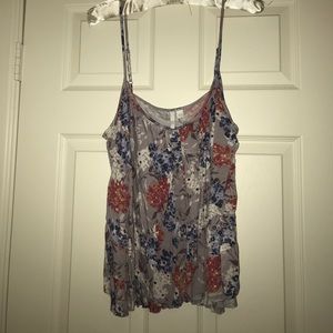 Floral tank top