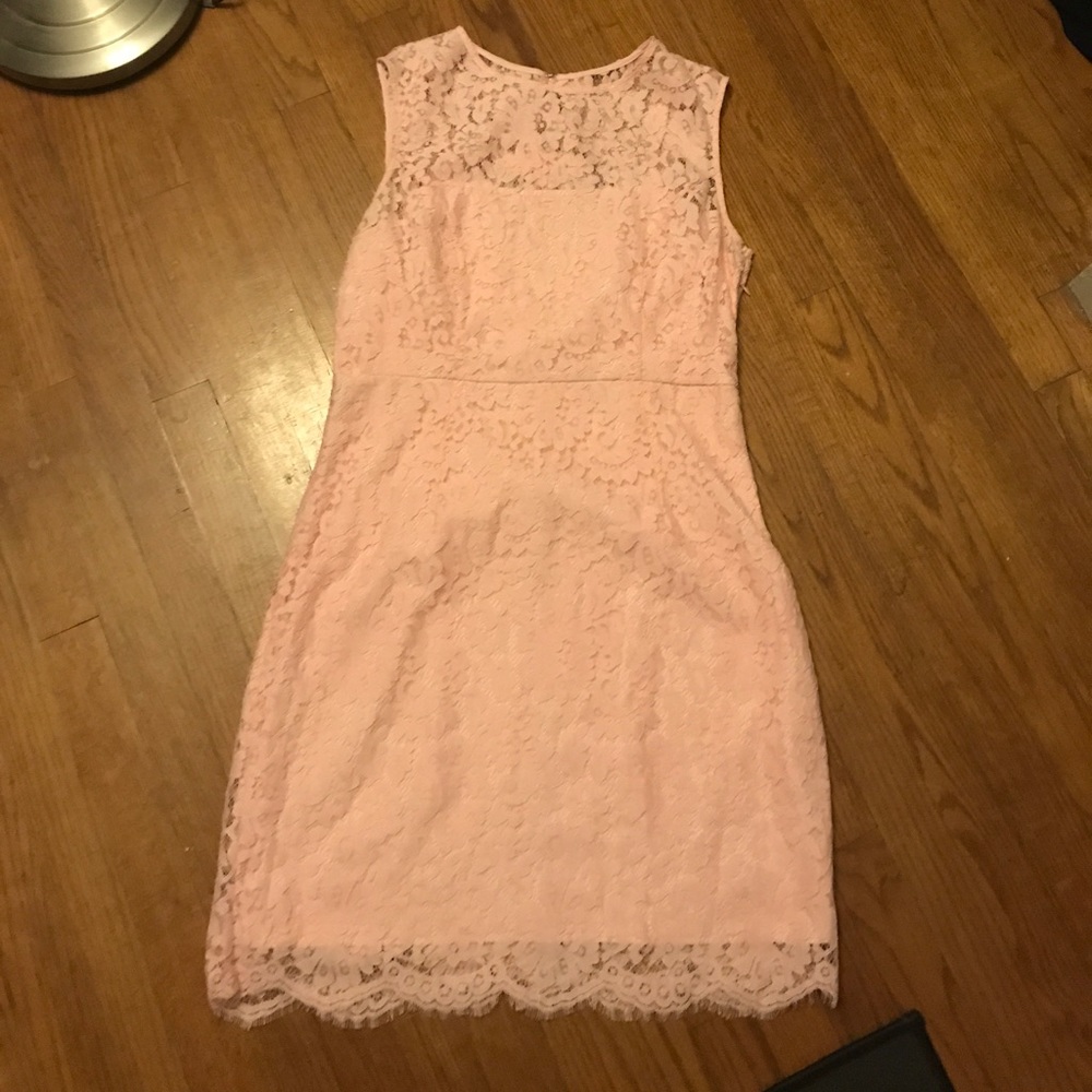 Pink Lace Dress