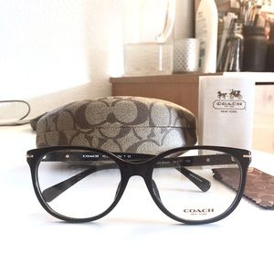 Coach glasses + case