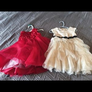 Two 18 month party dresses