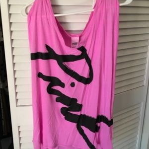 Pink Victoria’s Secret tank top size Medium