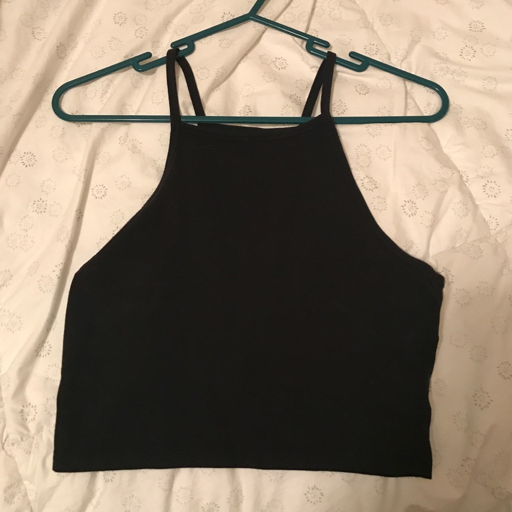Black Crop top