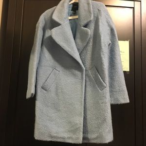45% Wool coat - baby blue
