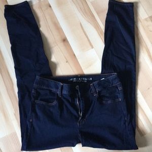 AE Jeggings. Size 12 Long. Dark Wash