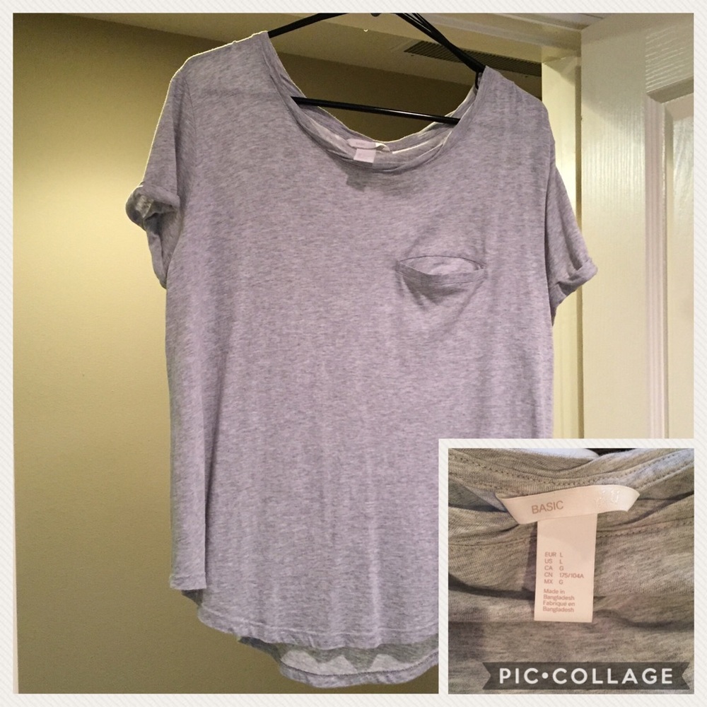 H&M basic T-shirt.  Excellent used condition.