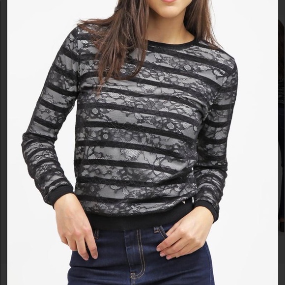 guess striped jumper
