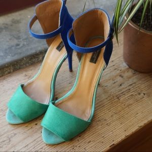 Zara two-toned heels