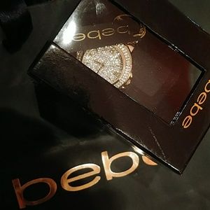 Iced out bling bebe watch